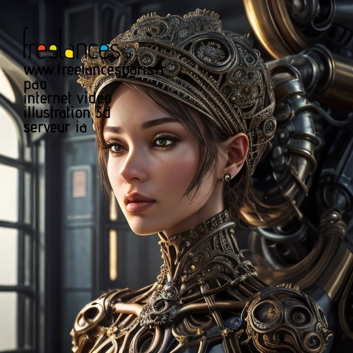 Pao internet vidéo illustration 3d serveur intelligence générative freelance paris studio de création 63WPJAQ0